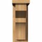 Ekena Millwork Monterey Smooth Corbel w/Backplate, Western Red Cedar, 5 1/2"W x 10"D x 14"H COR06X10X14MON01SWR - alternate 2